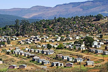 Houses of the black population in Little Sabie, Mpumalanga, South Africa, Africa