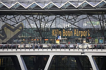 Airport terminal building, Cologne/Bonn Airport, Cologne, North Rhine-Westphalia, Germany