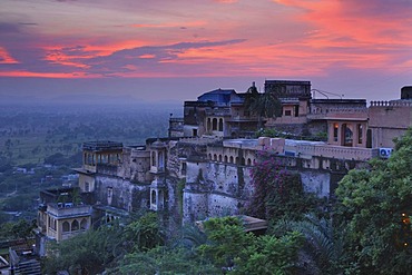 Evening mood after monsoon rainfall, Neemrana Fort, Neemrana, Rajasthan, North India, Asia