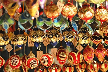 Baubles, Christmas market, Belvedere, Vienna, Austria