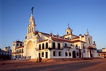 Pilgrimage church in El Rocio, Andalusia, Spain, Europe