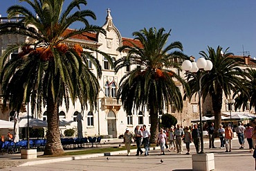 Riva promenade, Trogir, Croatia, Europe