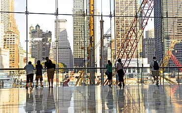 Construction site at Ground Zero, site of the former World Trade Center, WTC, Manhattan, New York City, NYC, New York, United States of America, USA