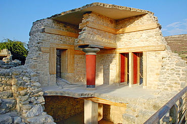 Archaeological site of Knossos, Crete, Greece, Europe