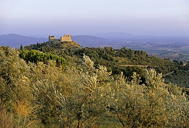 Fortezza, fortress of Montemassi, Maremma plain, province of Grosseto, Tuscany, Italy, Europe