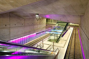 Rathaus-sued underground station, Bochum, Ruhr area, North Rhine-Westphalia, Germany, Europe