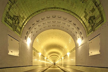 Old Elbe Tunnel, Hamburg, Germany, Europe