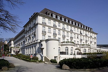 Quellenhof Hotel at the spa park, Aachen, North Rhine-Westphalia, Germany, Europe