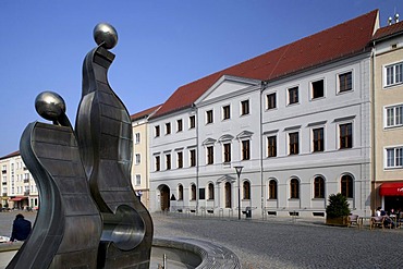 Anhaltian State Library, former Palace of Waldersee, Dessau, Saxony-Anhalt, Germany, Europe