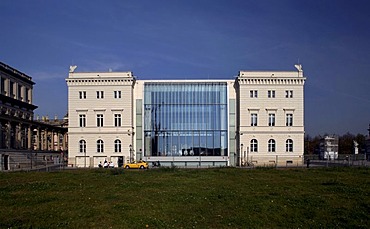 Bertelsmann capital city representative building, reconstruction of the former Kommandatur, military headquarters, Unter den Linden Boulevard, Mitte, Berlin, Germany, Europe