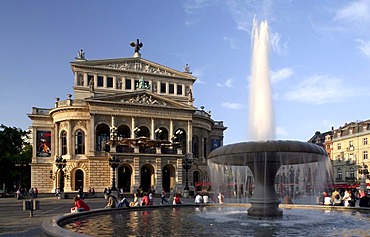 Alte Oper, opera, Frankfurt, Hesse, Germany, Europe