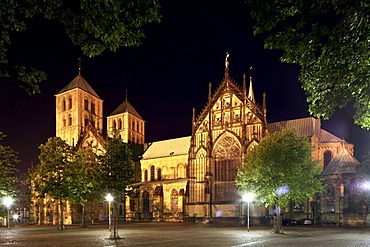 St.-Paulus Cathedral, Muenster, Muensterland, North-Rhine Westphalia, Germany, Europe