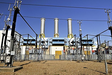 Scottish Power generating station at Hoddesdon, Hertfordshire, United Kingdom, Europe