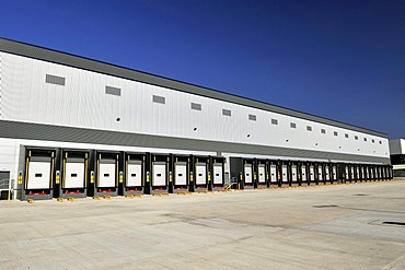 A transport warehousing distribution centre at Hoddesdon, Hertfordshire, United Kingdom, Europe