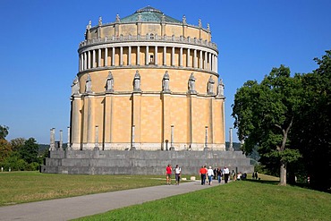 Befreiungshalle, Hall of Liberation, near Kelheim, Lower Bavaria, Bavaria, Germany, Europe