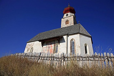 Saint Nicholas Church near Mittelberg, Ritten, South Tirol, Italy, Europe