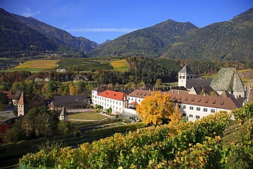 Neustift Monastery in Neustift near Brixen, Vahrn municipality in Bolzano-Bozen, Italy, Europe