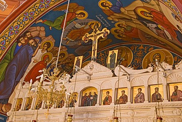 Altar entrance of Agios Georgios Basilica, Coral Bay, Cyprus