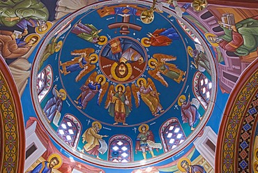 Church cupola of Agios Georgios Basilica, Coral Bay, Cyprus