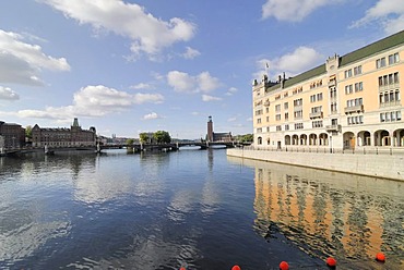 View of the quay near the Old Town, Stockholm, Sweden, Scandinavia, Europe