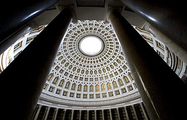 Dome in the Befreiungshalle, Liberation Hall, Kelheim, Bavaria, Germany, Europe