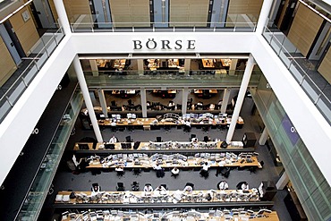 Trading floor of Stuttgart's stock exchange, Boerse Stuttgart AG, Baden-Wuerttemberg, Germany, Europe