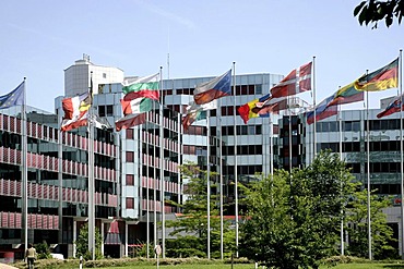 European Parliament, Konrad Adenauer building, in Luxembourg, Europe