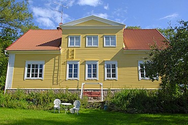 Historic manor with an auxiliary building, near Porvoo, Finland, Europe