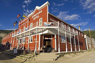 Famous Downtown Hotel, Dawson City, Yukon Territory, Canada, North America