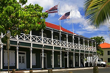 Pioneer Inn building, Lahaina, Maui, Hawai'i, Hawaii, USA