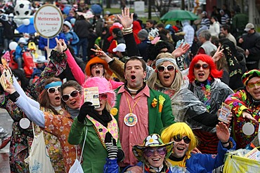 Carnival, Rose Monday parade in Koblenz, Rhineland-Palatinate, Germany, Europe