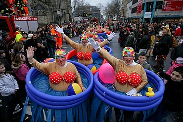 Carnival, Rose Monday parade in Koblenz, Rhineland-Palatinate, Germany, Europe