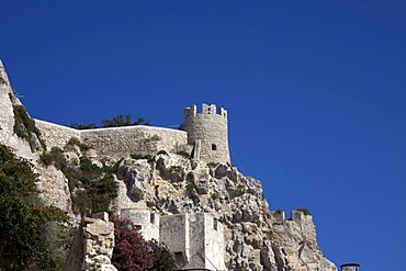 Tower of Torrione del Cavaliere Crocifisso, San Nicola Island, Tremiti Islands, Gargano, Foggia, Apulia, Italy, Europe