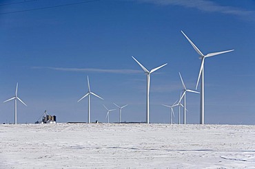 The Noble Thumb Windpark, owned by John Deere Wind Energy, Ubly, Michigan, USA