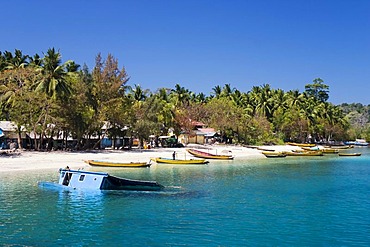 Fishing village on Havelock Island, Andaman Islands, Andaman Sea, India, South Asia