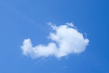 Cloud, shaped like Austria