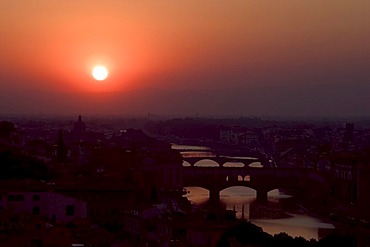 Sunset in Florence (Italy)