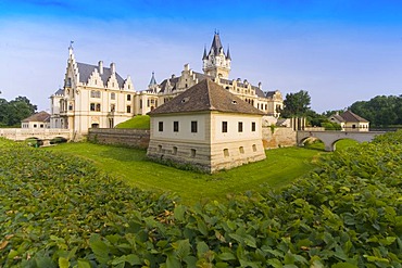 Grafenegg historicism palace in Lower Austria