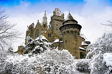 Kreuzenstein castle, Leobendorf, Weinviertel Region, Lower Austria, Austria