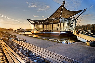 Danube stage, Tulln, Lower Austria, Austria