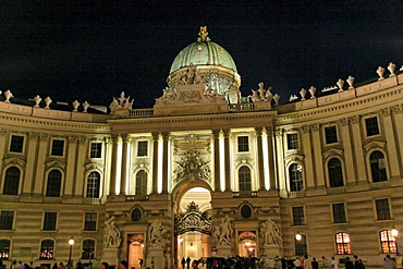 Royal Courtyard at Night, Vienna, Austria