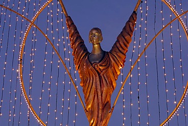 Christmas decoration on the christmas market in Ludwigsburg, Baden-Wuerttemberg, Germany