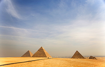 The Pyramids of Giza, near Cairo, Egypt, North Africa, Africa