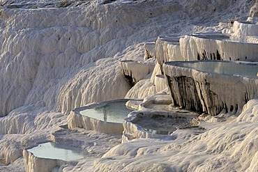 Travertine terraces of Pamukkale, Turkey