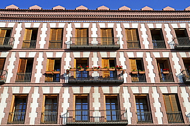 Building facade, Murcia, Spain, Europe