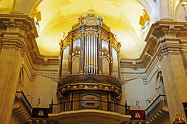 Organ, Santa Maria Basilica, Elche, Elx, Alicante, Costa Blanca, Spain