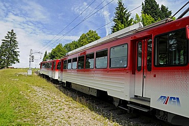 Cog railway, Mount Rigi, Vitznau, Canton of Lucerne, Switzerland, Europe