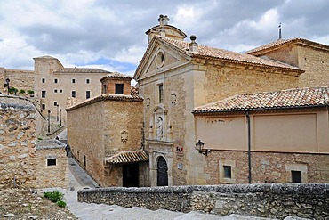 Art centre, Fundacion Antonio Perez, former monastery, convent, Convento de las Carmelitas, historic town centre, Cuenca, Castile-La Mancha, Spain, Europe