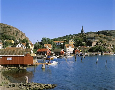 Fjallbacka Sweden at the skerry coast near Goteborg