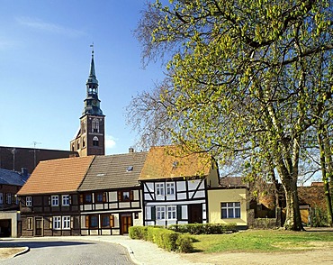 Stephanikirche church of St Stephan Tangermuende upon the river Elbe Saxony-Anhalt Germany